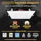 Nuwatt 4 Inch 2 Hour Square Fire Rated Recessed Lighting, Slim Wafer LED Lights 2700K-5000K, 900LM, 6PK NW-P-SQDL-4-12W-5CT-FR-WH-6P - alternate 2