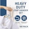Lifemaster Velvet Non-Slip Hangers, Heavy Duty, Space-Saving, Stylish Closet Organizer, 100PK LMVELIVO100 - alternate 2