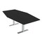Skutchi Designs 7ft Hexagon Conference Table With Power | Harmony Series | 6 Person Meeting Room Table HAR-HEX.IR-48X84-T-U999ST19-NA - alternate 1