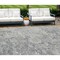 Homeroots 9' X 12' Gray Beige And Charcoal Oriental Washable Indoor Outdoor Area Rug 587444 - alternate 1