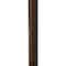 Leisuremod Mendoza Dark Brown Wicker Hanging 2 person Egg Swing Chair with Orange Cushions MSCDBR-53OR - alternate 2