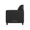 Flash Furniture Black LeatherSoft Reception Chair w/Right Side Charging Bank, Includes 2 Outlets, 2USB, 1 USB-C BT-827U-1-BK-GG - alternate 2