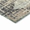 Homeroots 8' Black And Ivory Round Geometric Washable Indoor Outdoor Area Rug 631989 - alternate 2