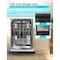 Black&Decker 24 inch Built-in Dishwasher with 6 Wash Programs - Black BDW200MB - alternate 2