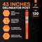 Xpose Safety 120 Pack 42in T-Top Orange Traffic Delineator Post, 120PK DLT-ORG-42-FP120-X - alternate 3