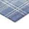 Homeroots 9' X 12' Denim Blue And Ivory Plaid Washable Indoor Outdoor Area Rug 596331 - alternate 2