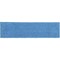 Rubbermaid Commercial Adaptable Flat Mop Microfiber Pad, 19.5in Length x 5.5in Depth, MicroFiber, Blue, 12PK 2132427 - alternate 1