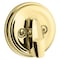 Kwikset 99800120 Deadbolt, 1 Grade, K4 Key, Metal, Polished Brass, 238 to 234 in Backset, KW1 Keyway 980 3 SMT CP - alternate 2