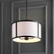 Jonathan Y Thatcher 17" Metal LED Pendant Light, Oil Rubbed Bronze/White JYL3510A - alternate 2