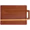 Megachef 16.5 x 11 Inch Acacia Wood Rectangle Serving Board with Handle 750122190M - alternate 2
