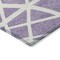 Homeroots 5' X 8' Lavender And Ivory Geometric Washable Indoor Outdoor Area Rug 600469 - alternate 2