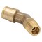 Mytee Products 45-DEGREE DOT Brass 3/8 inOD X 1/4 inNPT Male Non-Swivel Elbow Air Brake 5PK MP-ABF-45ELBOW3814 - alternate 2