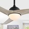 Jonathan Y Sully 52" 1-Light Contemporary Industrial Iron/Plastic Mobile-App/Remote-Controlled 6-Speed Propelle JYL9717B - alternate 3