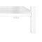 Homeroots 59" White Metal Four Tier Corner Bookcase 489785 - alternate 2