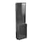 Tork 12 gal Rectangular Trash Can, Silver, None, Stainless Steel, 17 1/8 in 309051 - alternate 2