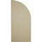 Ekena Millwork Hand Hewn 4 Board Joined Board-n-Batten w/Quarter Round Arch Top Faux Wood Shutters, 22W x 58H, PR SHUBJQ22X58HHPR - alternate 2