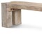 Homeroots 64in Brown Solid Wood Bench 732383 - alternate 3