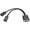 Tripp Lite Dual DisplayPort Cable, DMS-59, M, 2xF, 1ft P576-001-DP - alternate 1