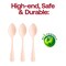 Smarty Had A Party Silhouette Birch Wood Eco Friendly Disposable Dinner Spoons (600 Spoons), 600PK 4667SP-CASE - alternate 3
