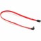 Rocstor PREMIUM 18IN 46CM SATA TO LEFT ANGLE 90 DEGREES SATA CABLE F/F - SUPPORTS FULL Y10C864-RD - alternate 2