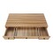 Homeroots 47" Brown and Black Computer Desk With Three Drawers 489913 - alternate 2
