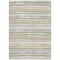 Homeroots 3' X 5' Ivory Beige And Green Striped Washable Indoor Outdoor Area Rug 598902 - alternate 2