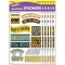 Trend I Heart Metal Motivating Messages superShapes Stickers, Large, 88-Piece Set, 6PK T46353 - alternate 1