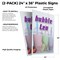 Signmission Bubble Tea, Plastic Signs Only 24 Inch x 36 Inch, Corrugated Plastic, 2PK CSB-2436-2PACK-Bubble Tea - alternate 2