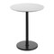 Flash Furniture 36" Round Tabletop, Seamless Surface Technology, White Faux Marble, 24" Black Round Bar Height Base ST-RD36-WHMAR-TR24B-GG - alternate 1