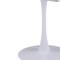 Homeroots 35" White Wood and Steel Pedestal Base Square Dining Table 602236 - alternate 2