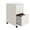Space Solutions 14.25 in W 2 Drawer Mobile Vertical File Cabinet, Pearl White 24406 - alternate 3