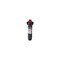 Toro Pro Sprinkler Body with Flush Plugs, 1/2" Connection, FNPT, 4" H Pop-Up, 5 to 15 ft, ABS Black 53742 - alternate 1