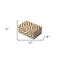 Homeroots 12" Brown And Ivory Bone Inlay And Solid Wood Box With Lid 389461 - alternate 2