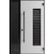 Vdomdoors Front Exterior Aluminum Door Ronex0633 Grey Prehung Entry Steel Metal Modern Painted W36+16xH80 RONEX0633EXD-GRE-W36+16xH80-RH-I - alternate 1