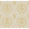 York Wallcoverings Imperial Damask Off White and Gold Wallpaper DM4903 - alternate 1