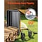 Vevor Garden Dump Cart 800lbs Poly Dump Cart with Storage Fence and Swivel Wheels TC4270C - alternate 3