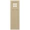 Ekena Millwork True Fit PVC San Antonio Mission Style Fixed Mount Shutters, Natural Twine, 12W x 73H, PR TFP001ST12X073NT - alternate 2