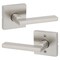 Kwikset Signature Series 154HFL SQT15 Passage Closet Lever, 41532 in L Lever, Satin Nickel 720HFL SQT-15 - alternate 2