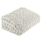 Lavish Home Sherpa Fleece Throw Blanket for Couch, Beige, 50 inx 60 in 67-THROW-BGE - alternate 1