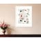 Homeroots Peony Floral Block White Framed Print Wall Art 529833 - alternate 2