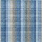 Homeroots 3' X 5' Denim Blue Sky Blue And Beige Plaid Washable Indoor Outdoor Area Rug 613963 - alternate 2