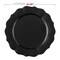Smarty Had A Party Black Round Lotus Plastic Dinnerware Value Set, 240PK 8850-BKVP-CASE - alternate 3
