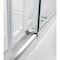 Kingston Brass 60" Acrylic Anti-Skid Alcove Right-Hand Drain Tub with Left Sliding Tub Door, White/Polished Chrome KVTAM6032R22B1 - alternate 3