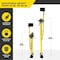 Toolpro Adjustable Stilts Magnesium, 24in to 40in With Soft Straps TP02441 - alternate 3