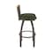 Holland Bar Stool Co Revelle 30in Swivel Bar Stool with Bronze Finish, Medium Back and Canter Pine Seat 881 - alternate 2