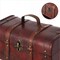 Vintiquewise Decorative Vintage Wood Treasure box - Wooden Trunk Chest with Handle QI003004.SO - alternate 2