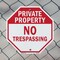 Signmission Private Property No Trespassing, 6 Inch X 6 Inch, Plastic Sign OC-P-6-161 - alternate 2