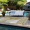 Homeroots 3' X 5' Beige Abstract Washable Non Skid Indoor Outdoor Area Rug 559724 - alternate 2