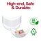 Smarty Had A Party 4 oz. Clear Big Disposable Plastic Concave Cups (288 Cups), 288PK 2634-CASE - alternate 2