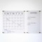 Martha Stewart Grayson Acrylic Wall Calendar & Notes Board Set W/ Marker & Mntng Hrdwr, Clear W/ Black Print BR-ACS-284545-BK-2-CLRBK-MS - alternate 3
